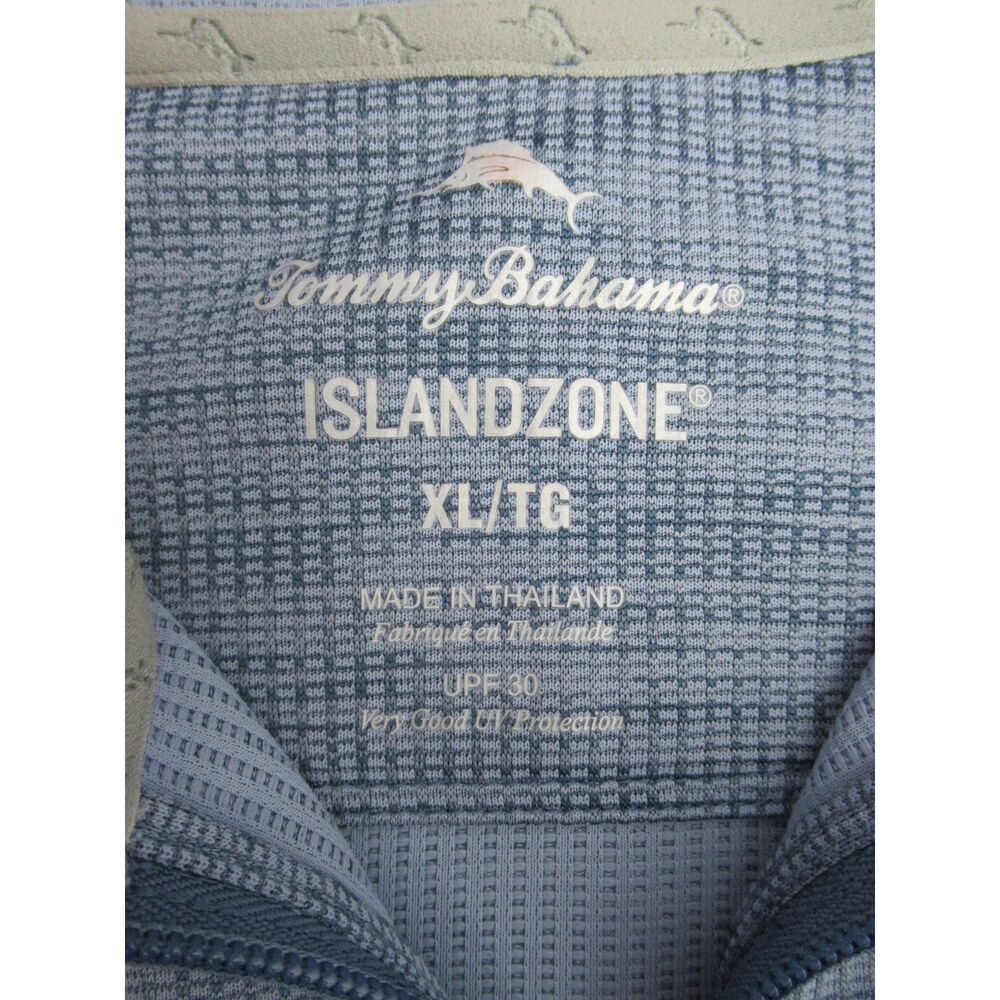 Tommy Bahama IslandZone Palm Pro Quarter-Zip Pullover Size XL - Picture 4 of 5